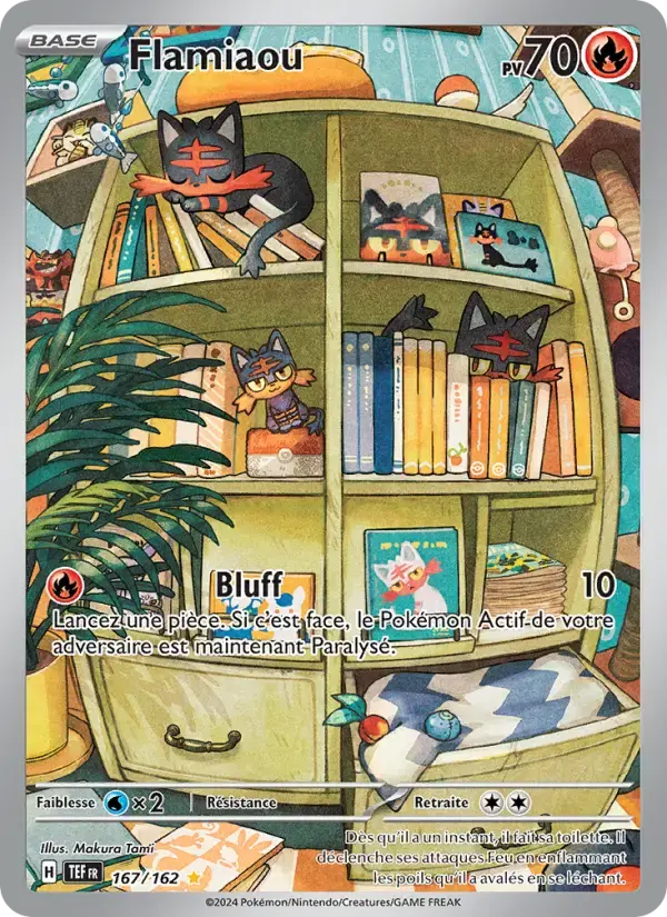 Carte Pokémon Flamiaou #167 — Forces Temporelles