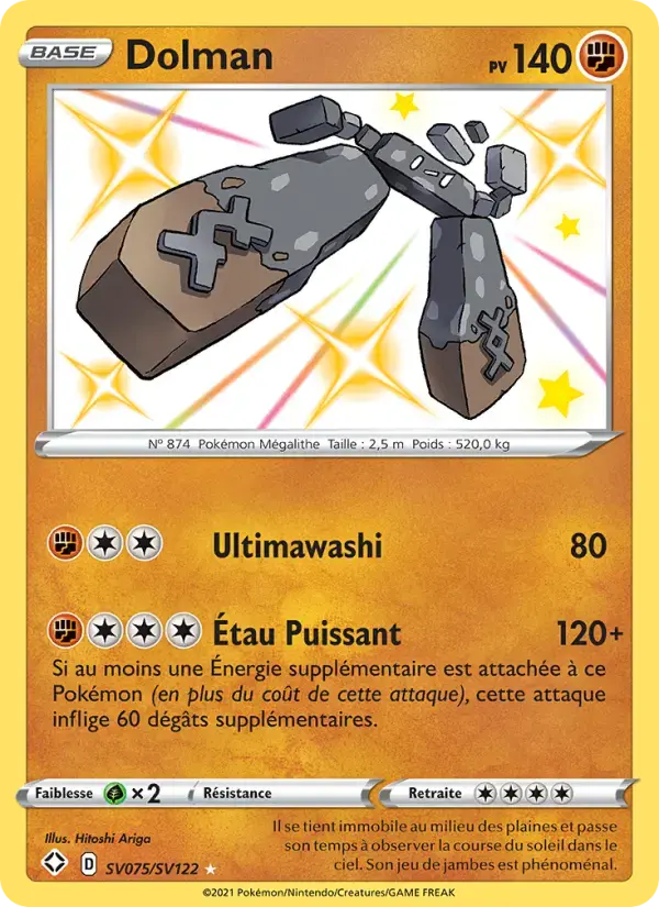Carte Pokémon Dolman #SV075 — Destinées Radieuses