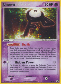 Unown (Z) #F — Unseen Forces