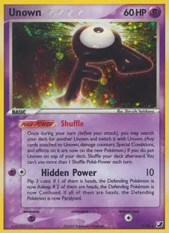 Carte Pokémon Zarbi #F — Forces Cachées