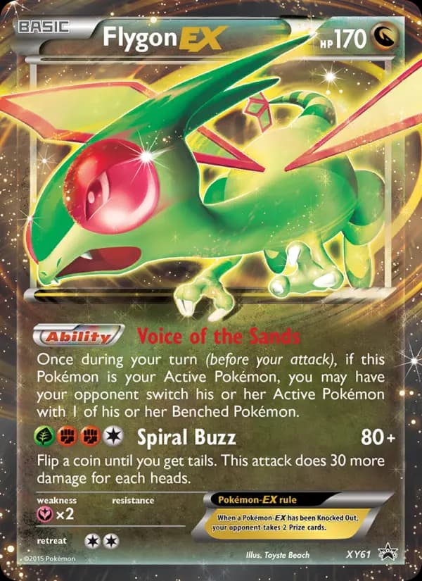Flygon EX #XY61 — XY Promos