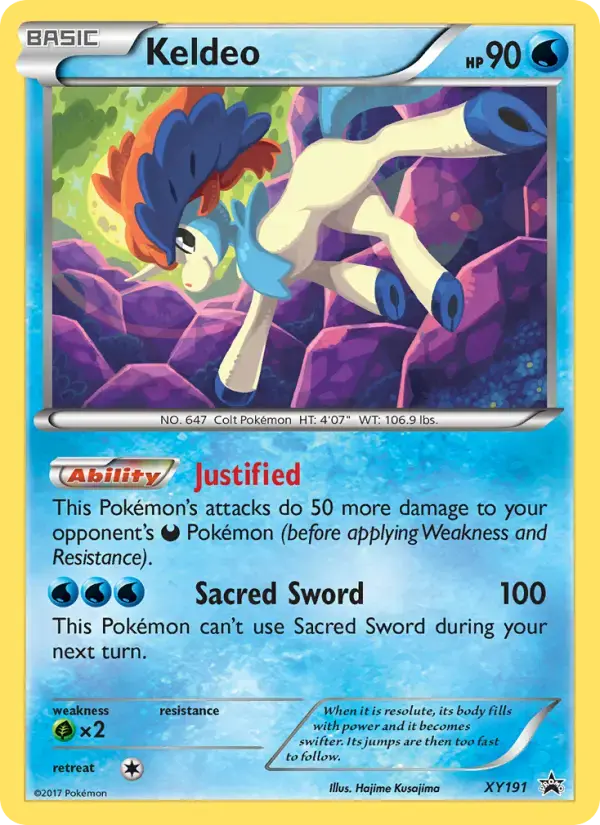 Carte Pokémon Keldeo #XY191 — Promos X&Y