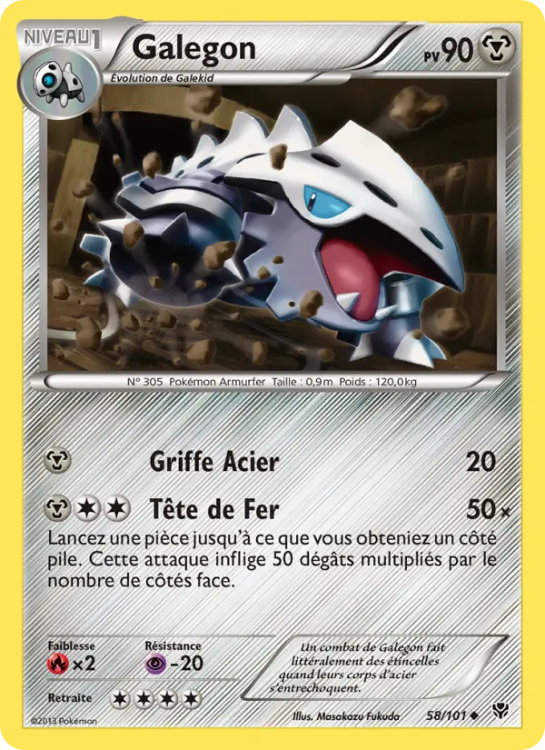 Carte Pokémon Galegon #58 — Explosion Plasma