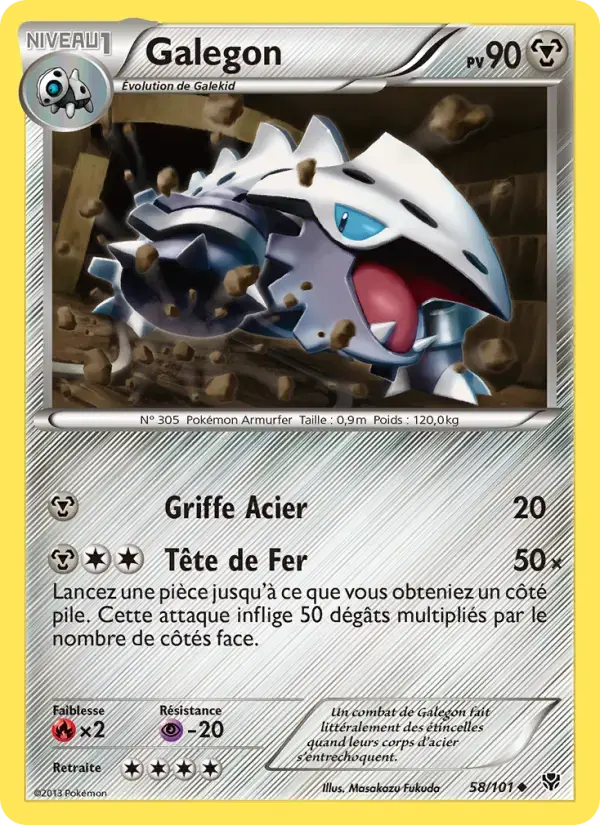 Carte Pokémon Galegon #58 — Explosion Plasma