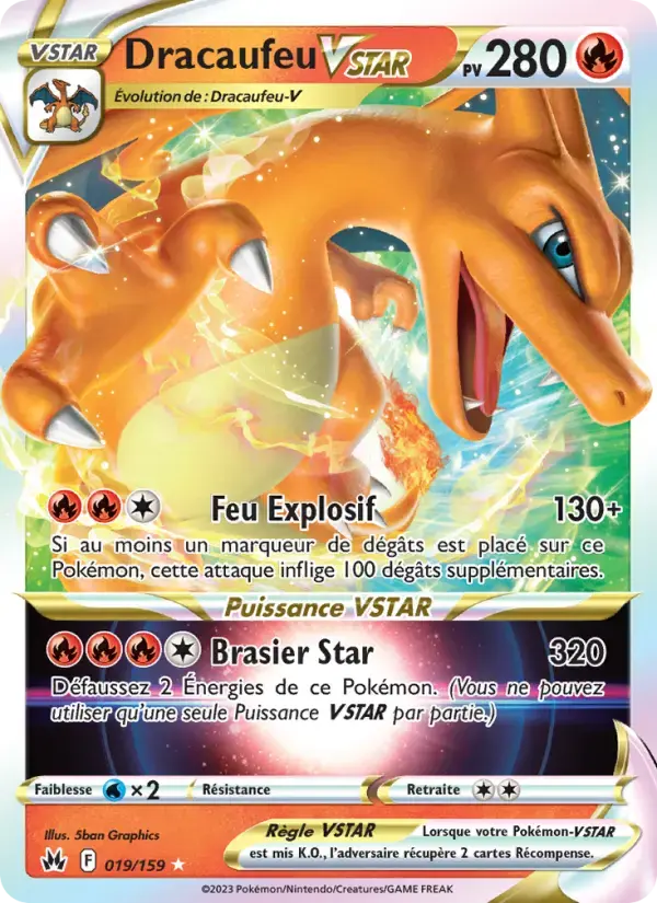 Carte Pokémon Dracaufeu VSTAR #019 — Zénith Suprême