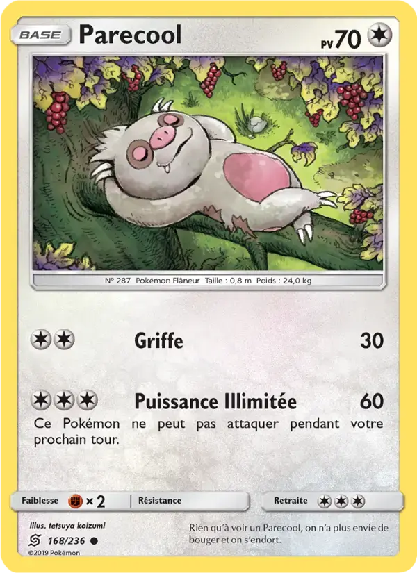 Carte Pokémon Parecool #168 — Harmonie des Esprits