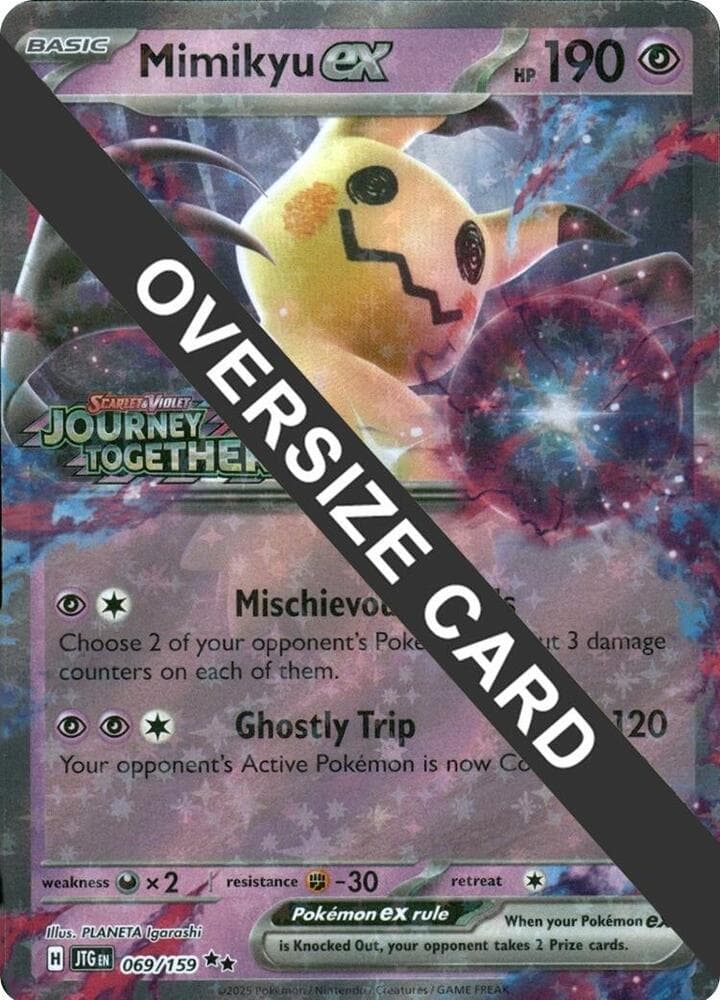 Mimikyu ex #069 Stamp V1 — Journey Together