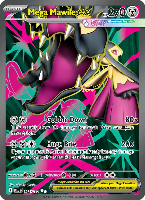 Carte Pokémon Méga-Mysdibule-ex #162 — Méga-Évolution