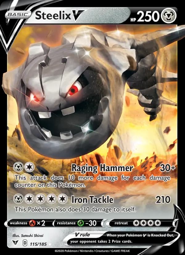 Steelix V #115 — Vivid Voltage