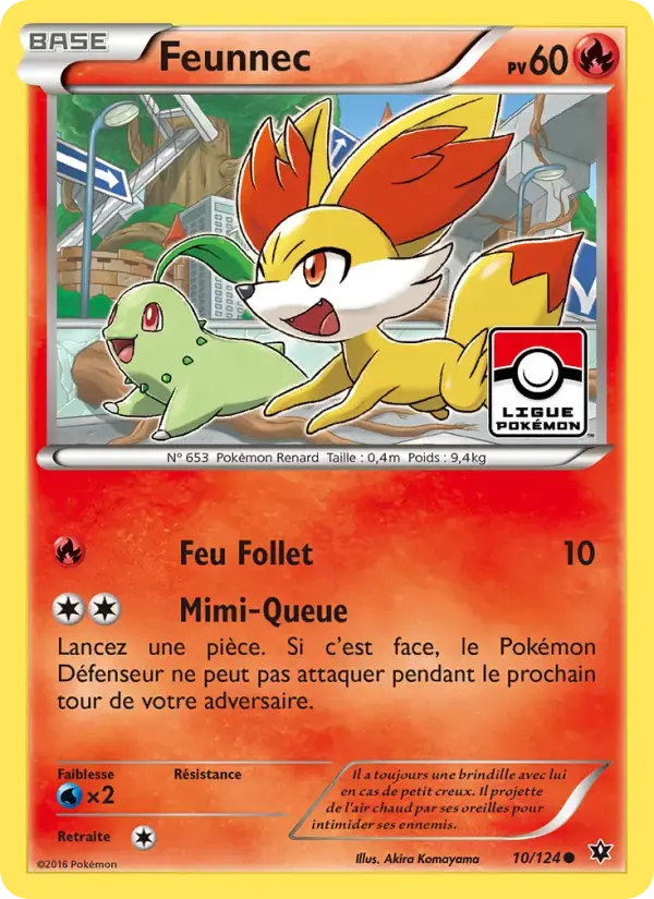 Carte Pokémon Feunnec #10 — Impact des Destins