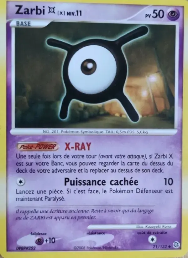 Carte Pokémon Zarbi X #71 — Merveilles Secrètes