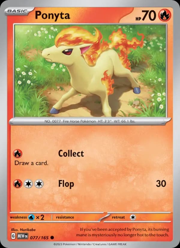 Ponyta #077 — 151