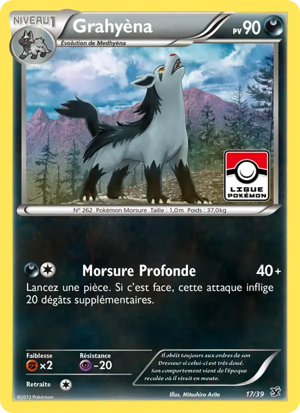 Carte Pokémon Grahyèna #17 — Bienvenue à Kalos