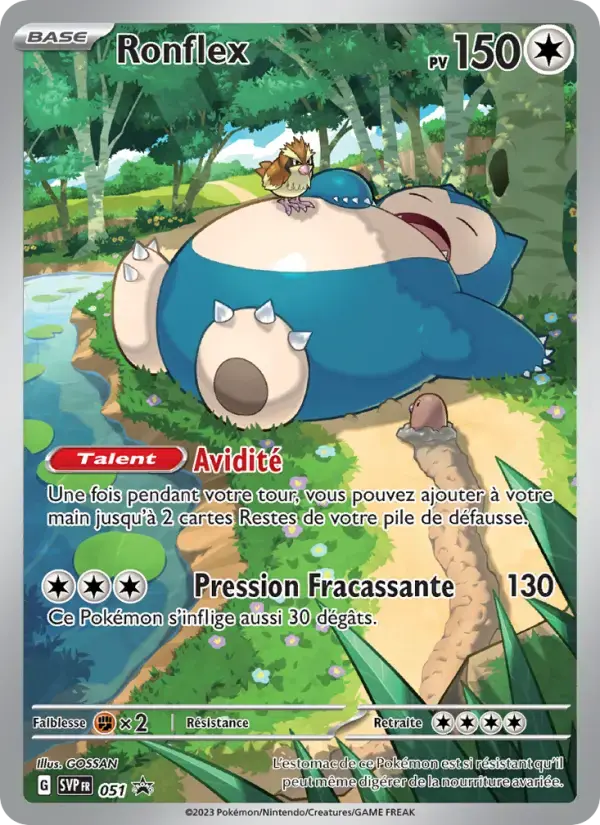 Carte Pokémon Ronflex #051 — Promos Écarlate et Violet