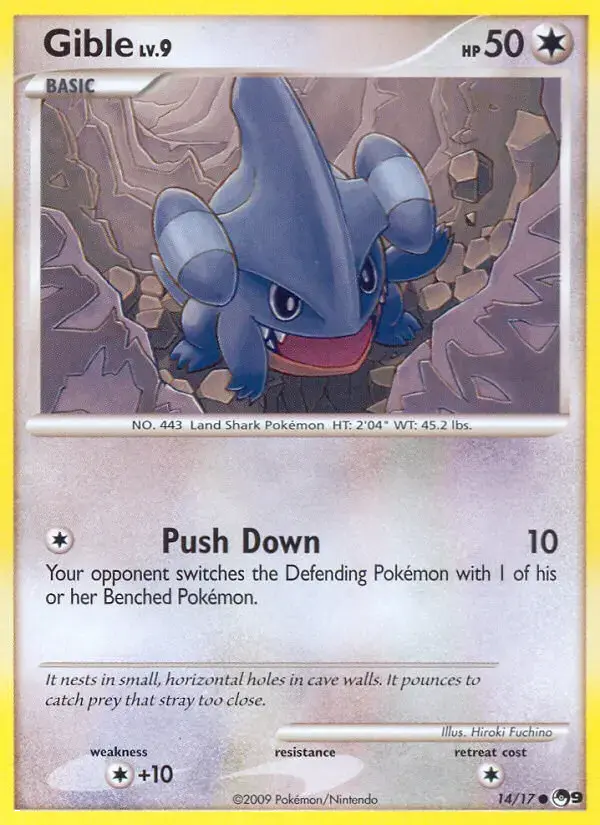 Carte Pokémon Griknot #14 — POP 9