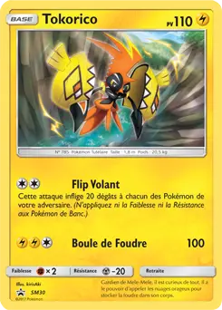 Carte Pokémon Tokorico #SM30 — Promos Soleil et Lune