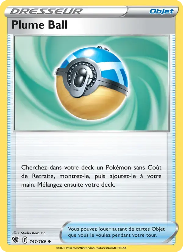 Carte Pokémon Plume Ball #141 — Astres Radieux