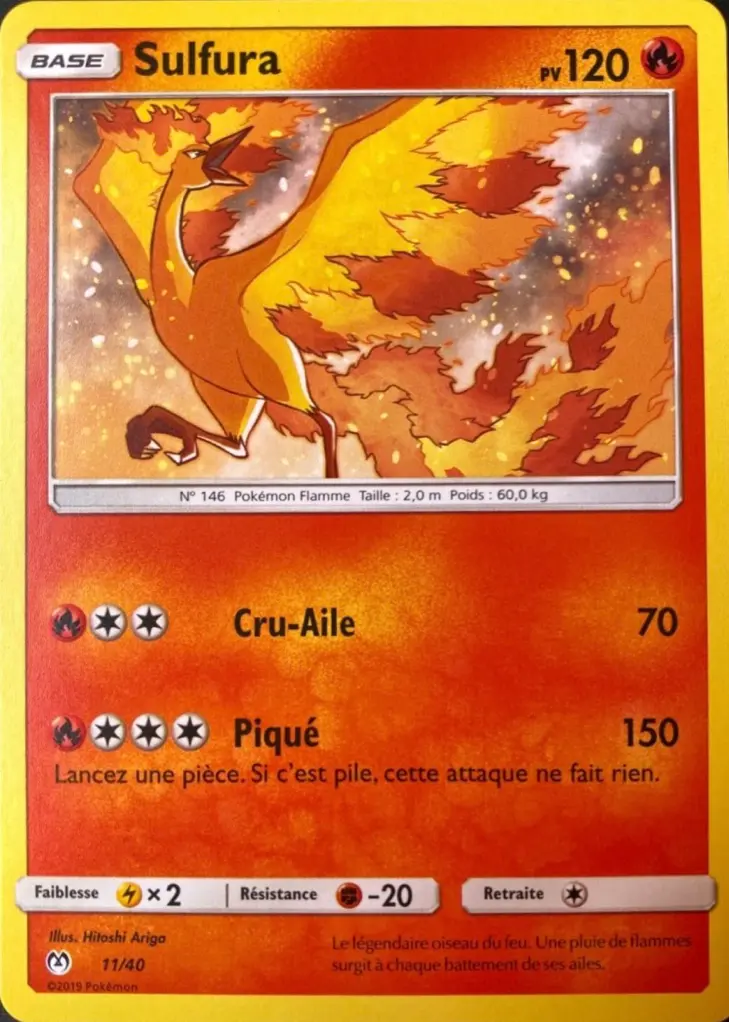 Carte Pokémon Sulfura #11 — 2019 Promo McDonald's