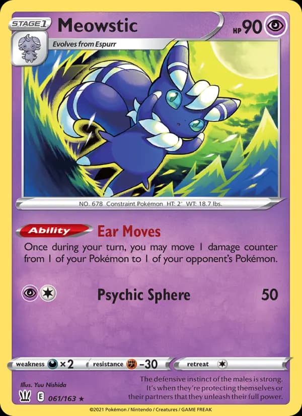 Meowstic #61 — Battle Styles