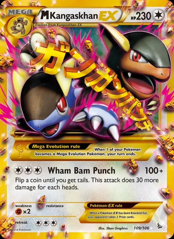 M Kangaskhan EX #109 — Flashfire