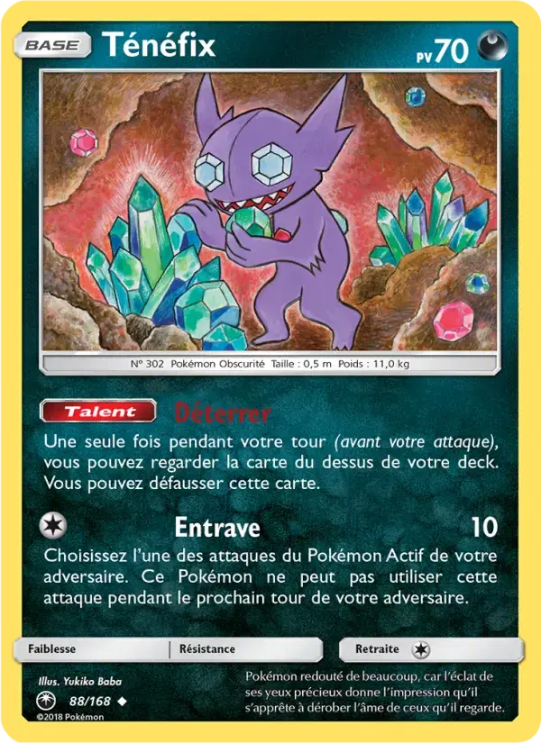 Carte Pokémon Ténéfix #88 — Tempête Céleste