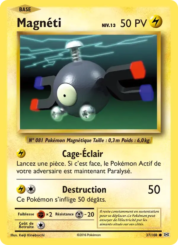 Carte Pokémon Magnéti #37 — Évolutions XY