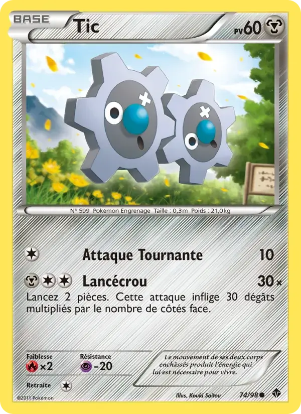 Carte Pokémon Tic #74 — Pouvoirs Émergents