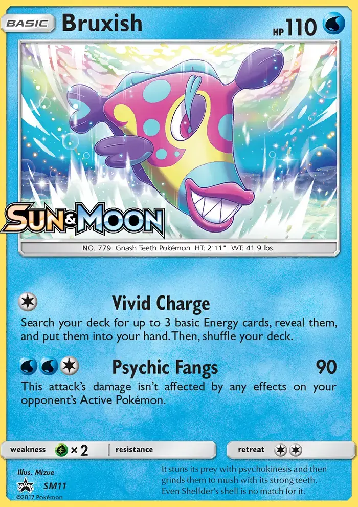 Bruxish #SM11 — Sun & Moon Promos