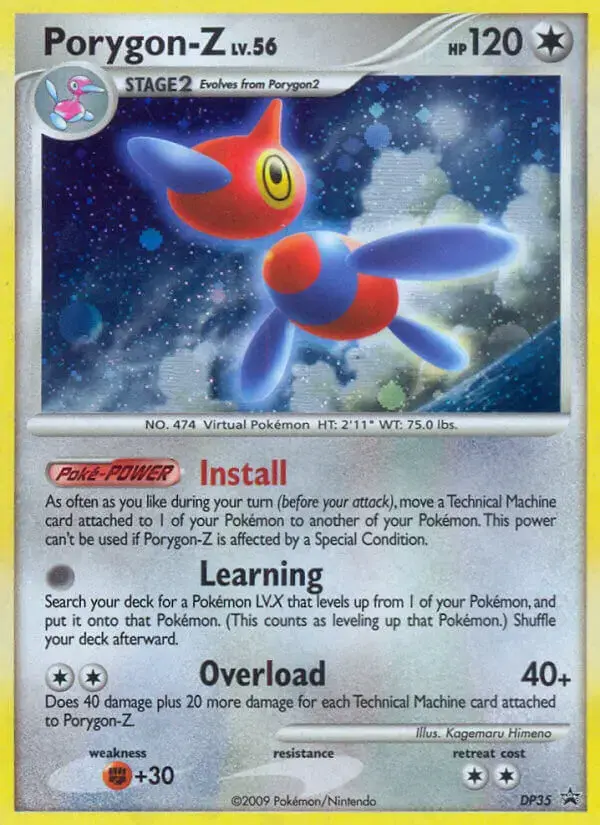 Carte Pokémon Porygon-Z #DP35 — Promos Diamant et Perle