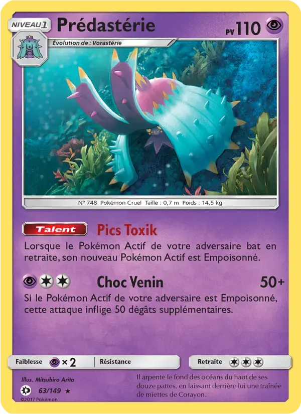 Carte Pokémon Prédastérie #63 — Soleil et Lune