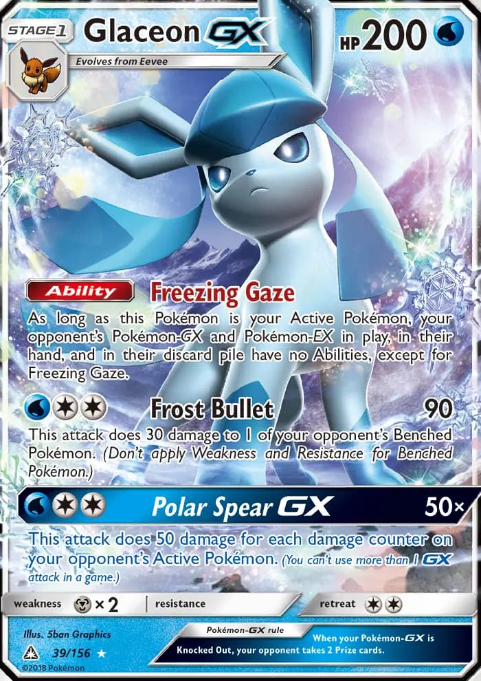 Glaceon GX #39 — Ultra Prism