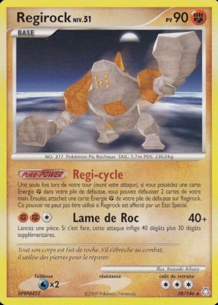 Carte Pokémon Regirock #38 — Éveil des Légendes