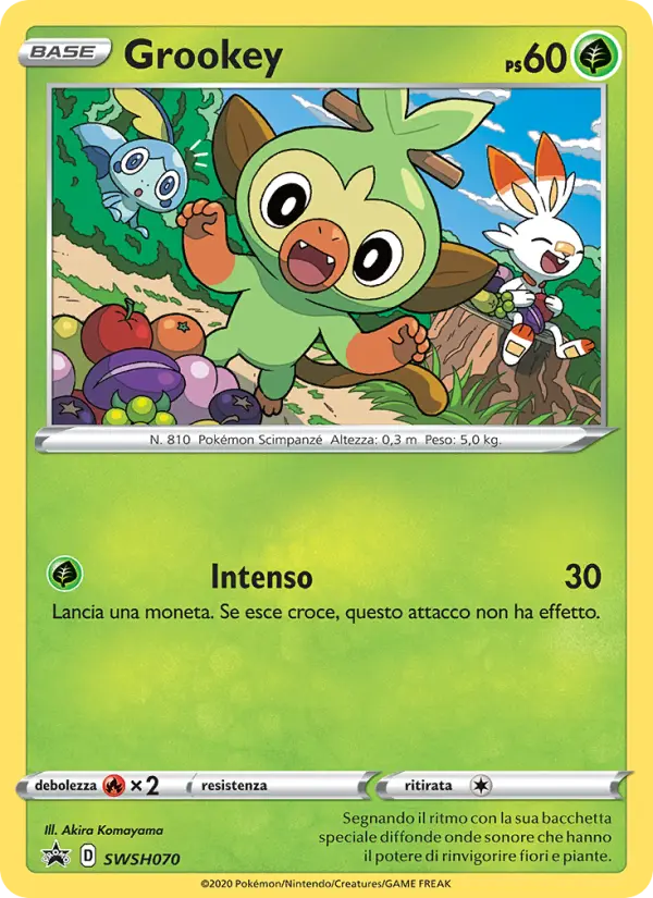 Carte Pokémon Ouistempo #SWSH070 — Promos Épée et Bouclier