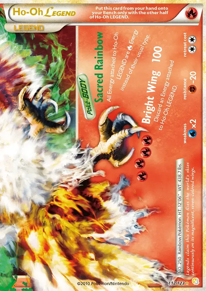 Ho-Oh LEGEND #112 — HeartGold SoulSilver