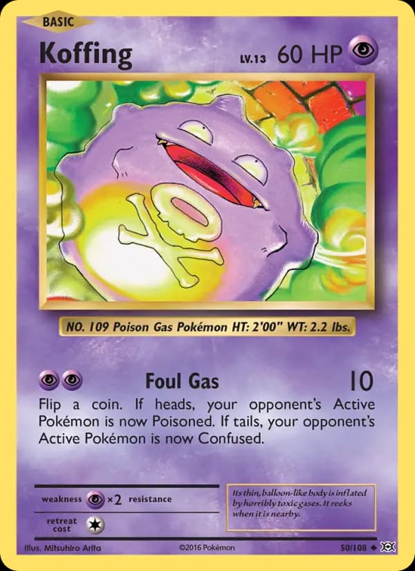 Koffing #50 — Evolutions