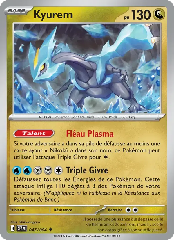 Carte Pokémon Kyurem #047 — Fable Nébuleuse