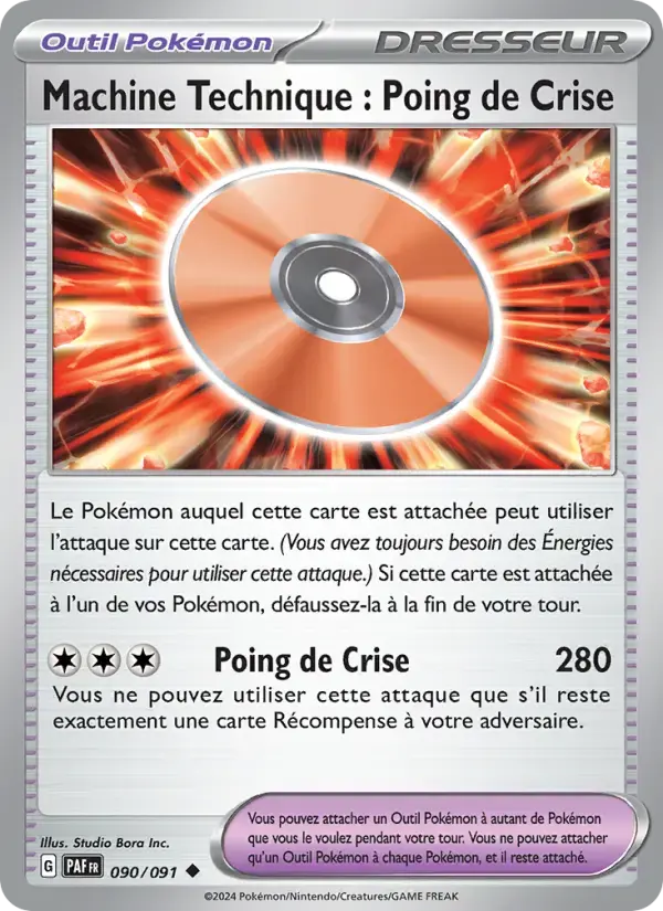 Carte Pokémon Capsule Technique : Poing de Crise #090 — Destinées de Paldea