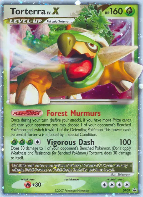 Carte Pokémon Torterra #DP09 — Promos Diamant et Perle