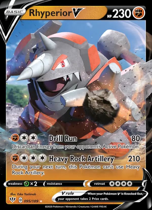Rhyperior V #95 — Darkness Ablaze