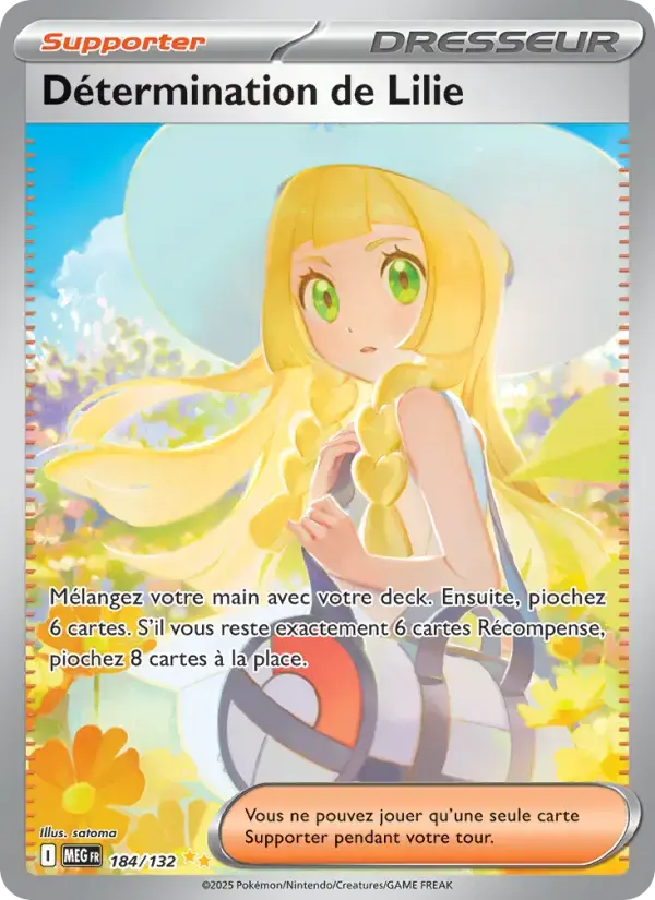 Carte Pokémon Détermination de Lilie #184 — Méga-Évolution