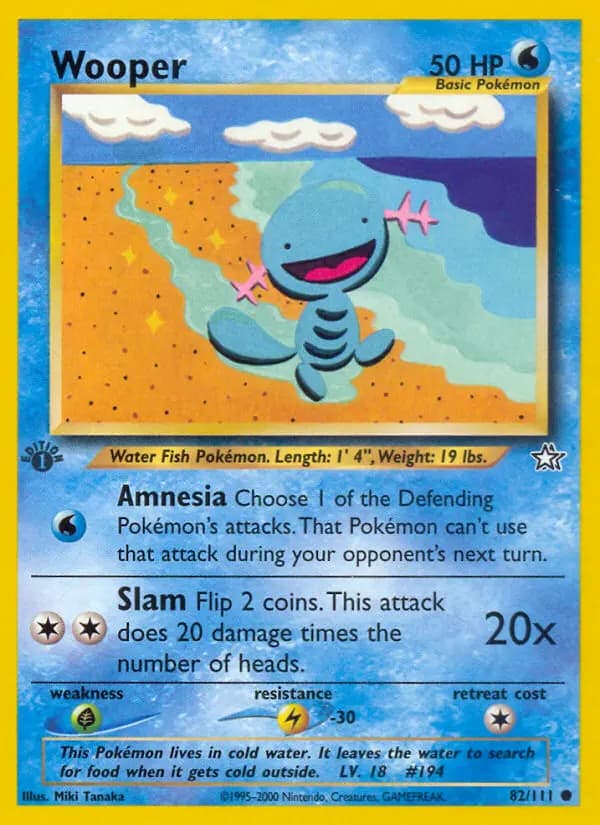 Wooper #82 — Neo Genesis