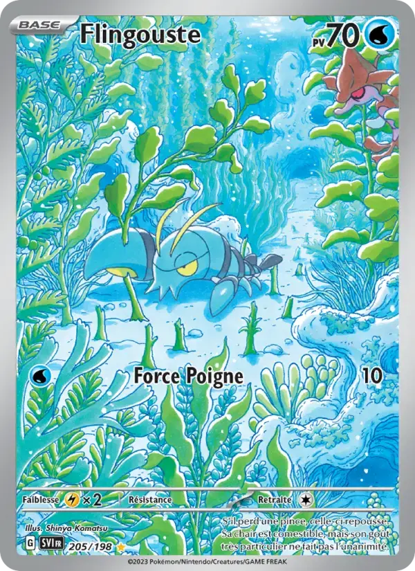 Carte Pokémon Flingouste #205 — Écarlate et Violet