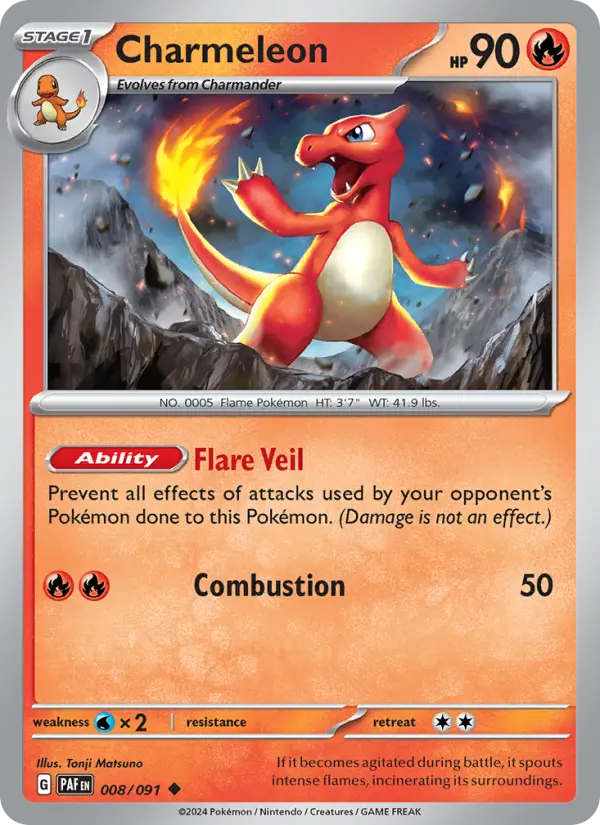 Carte Pokémon Reptincel #008 — Destinées de Paldea