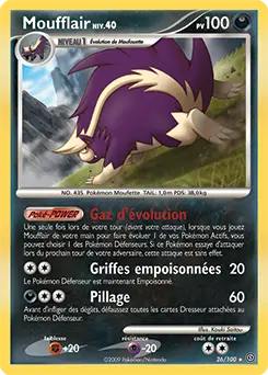 Carte Pokémon Moufflair #26 — Tempête