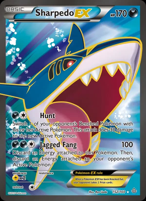 Sharpedo EX #152 — Primal Clash