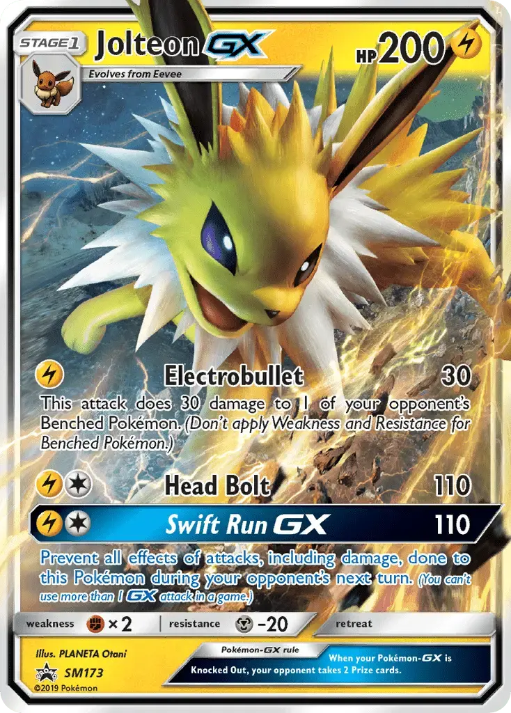 Jolteon GX #SM173 — Sun & Moon Promos