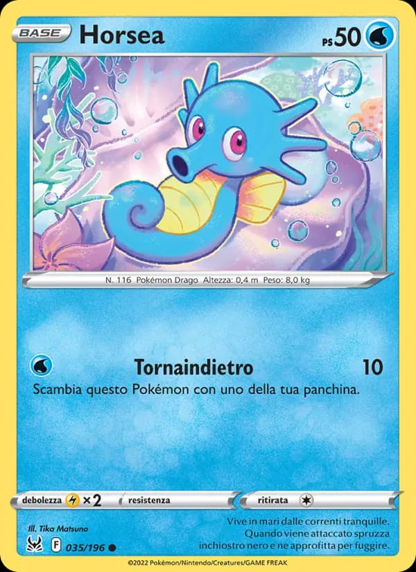Carte Pokémon Hypotrempe #035 — Origine Perdue