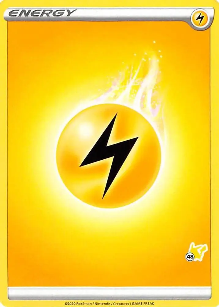 Carte Pokémon Lightning Energy #Pikachu 48 — Académie de Combat 2022