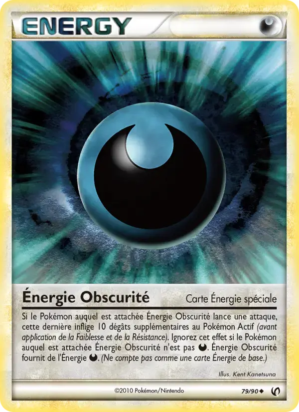 Carte Pokémon Énergie Obscurité #79 — Indomptable