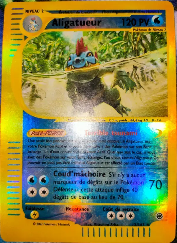 Carte Pokémon Aligatueur #12 — Expédition
